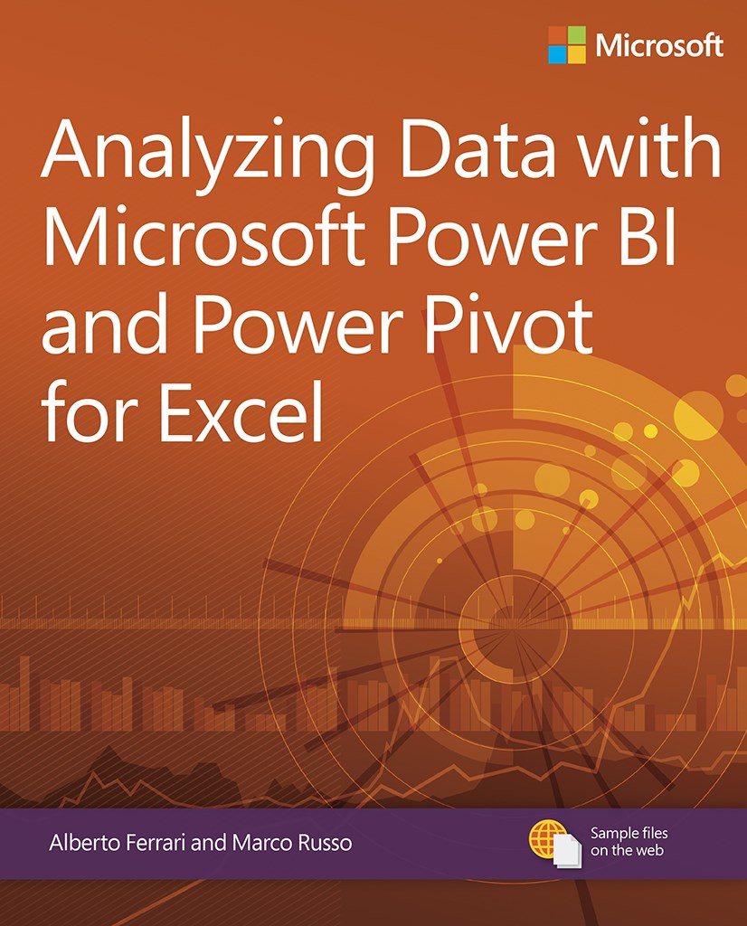 Analyzing Data with Microsoft Power BI and Power Pivot for Excel -kirjan kansi