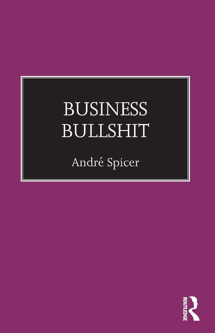 Business Bullshit -kirjan kansi